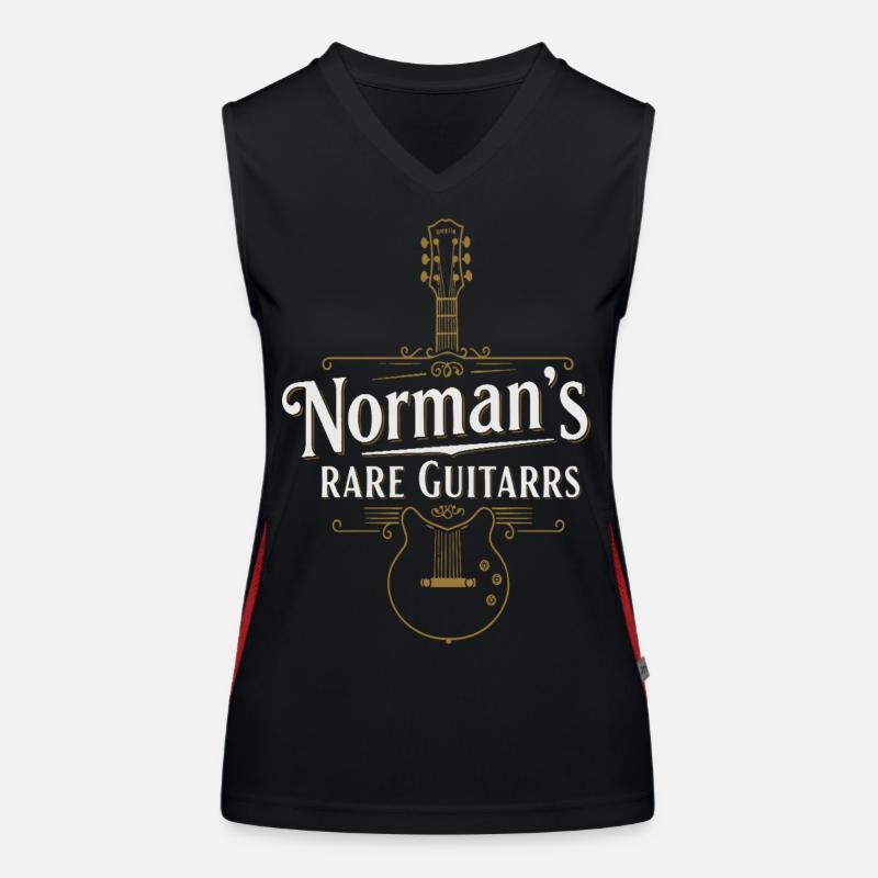 Norman's Rare Guitars Logo Design Women's Functional Contrast Tank Top