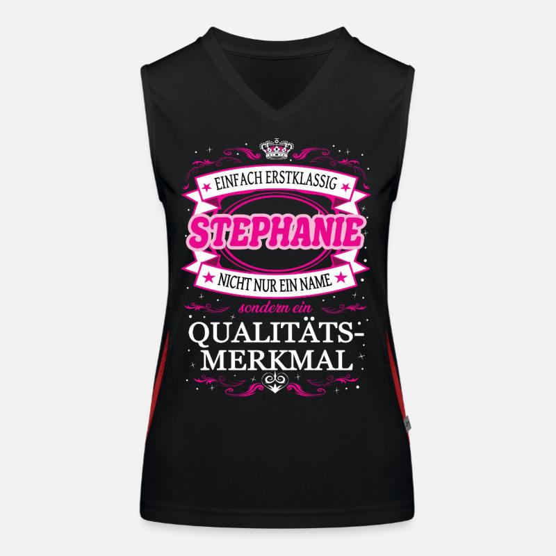 Caractéristique de qualité Stéphanie tout simplement de première classe Débardeur respirant contrasté Femme