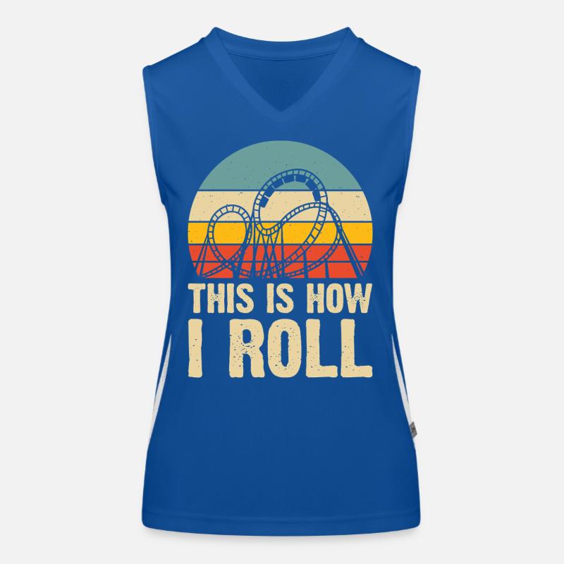 Achterbahn Funktionelles Kontrast-Tank Top für Frauen