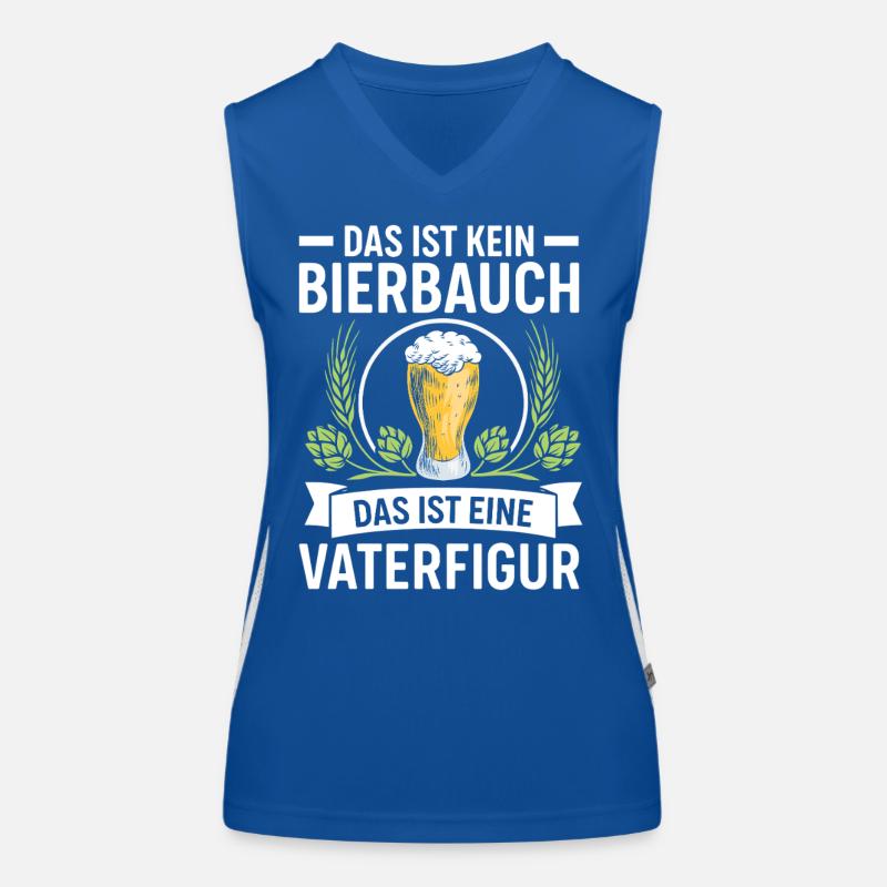 Soon dad THIS IS NOT A BEER BELLY, THIS IS A Women's Functional Contrast Tank Top