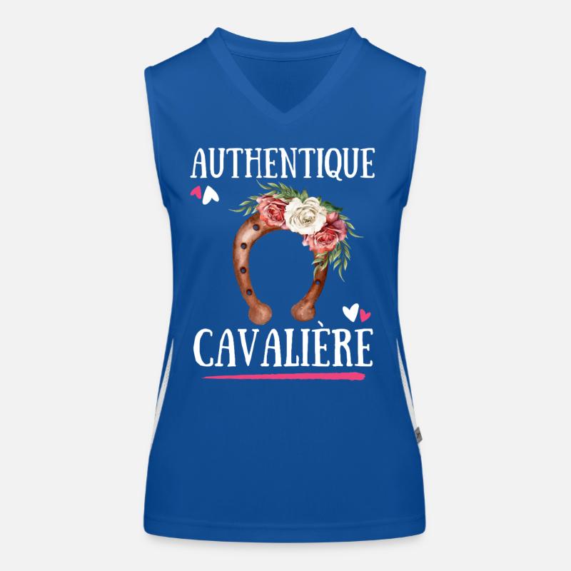 Authentique Cavaliere Débardeur respirant contrasté Femme