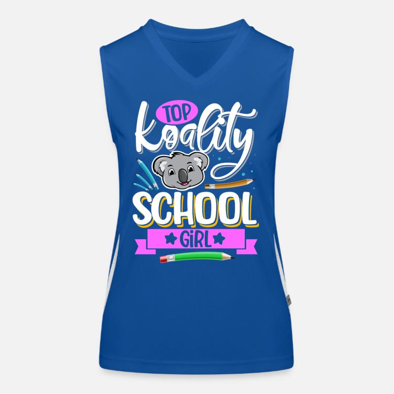 Top Koality Écolière Débardeur respirant contrasté Femme