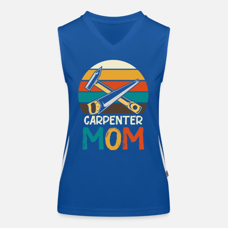 Carpenter Mother Retro Tool Women's Functional Contrast Tank Top
