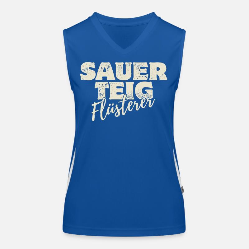 Sauerteig Flüsterer Funktionelles Kontrast-Tank Top für Frauen