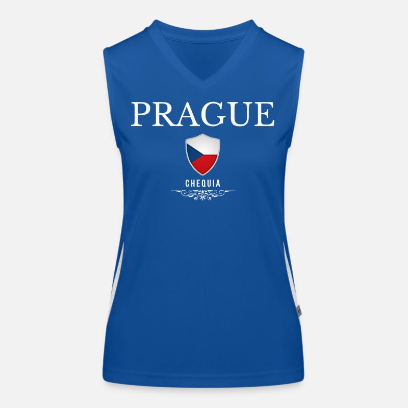 Prague République tchèque, souvenir Prague Débardeur respirant contrasté Femme