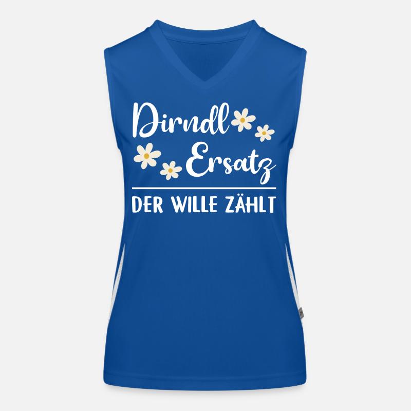 Traditional Shirt Women's Dirndl Replacement The Will Counts Women's Functional Contrast Tank Top