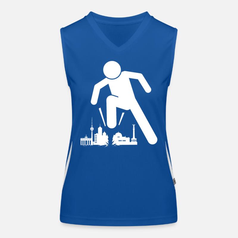 Berlin, c’est une silhouette d’horizon affreuse Débardeur respirant contrasté Femme