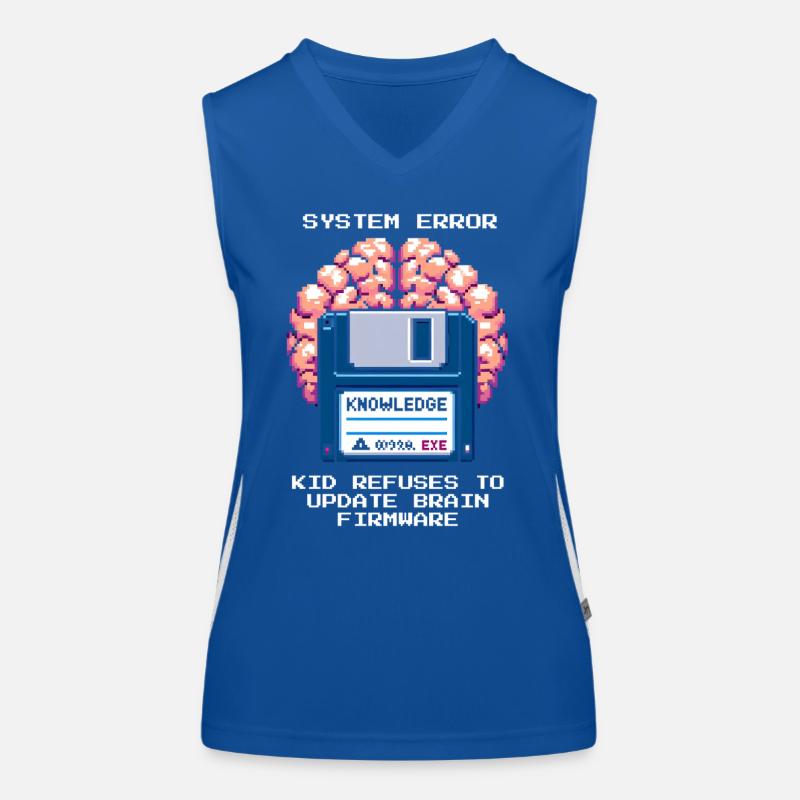 Erreur système : mise à jour refusée | École à la maison Débardeur respirant contrasté Femme