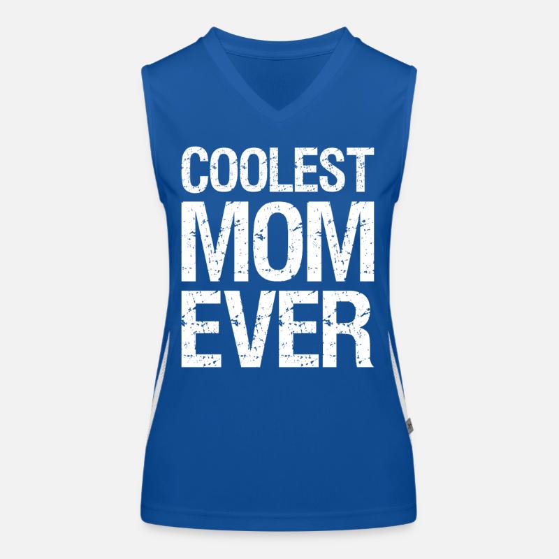 coolest mom ever Funktionelles Kontrast-Tank Top für Frauen