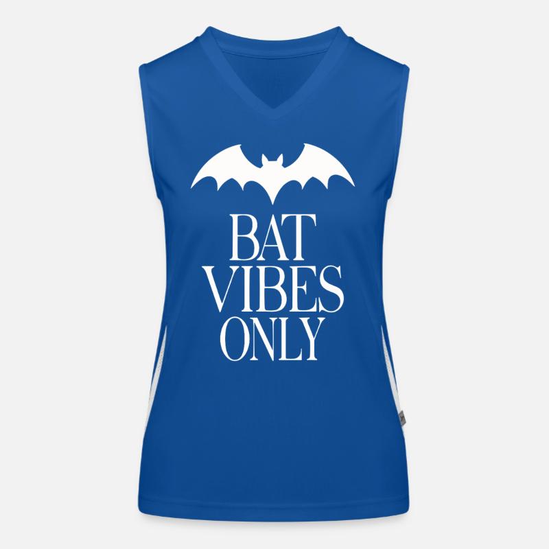 Fledermaus-Vibes Only – Goth-Statement Funktionelles Kontrast-Tank Top für Frauen