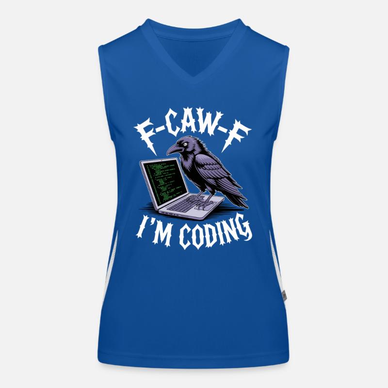 F-Caw-F I’m Coding Funktionelles Kontrast-Tank Top für Frauen