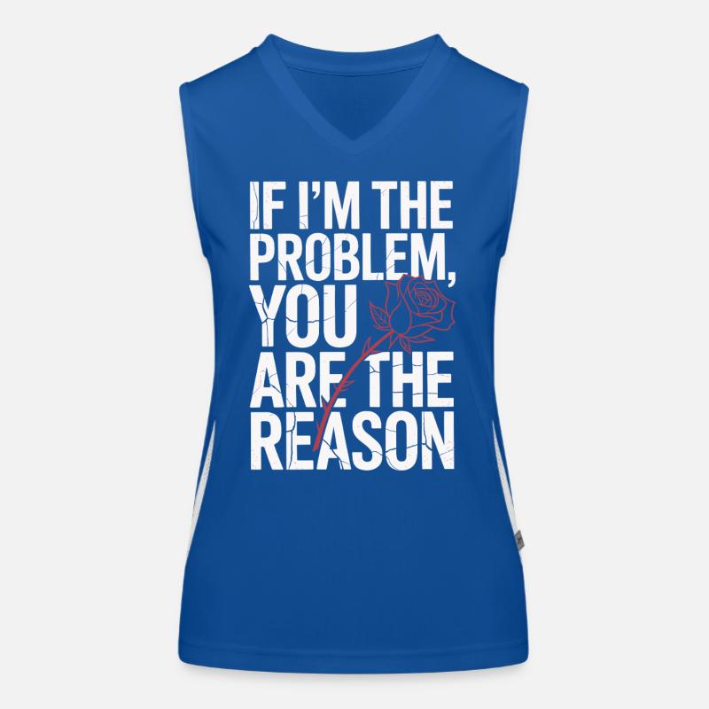 If I'm The Problem You Are The Reason Resilience Women's Functional Contrast Tank Top