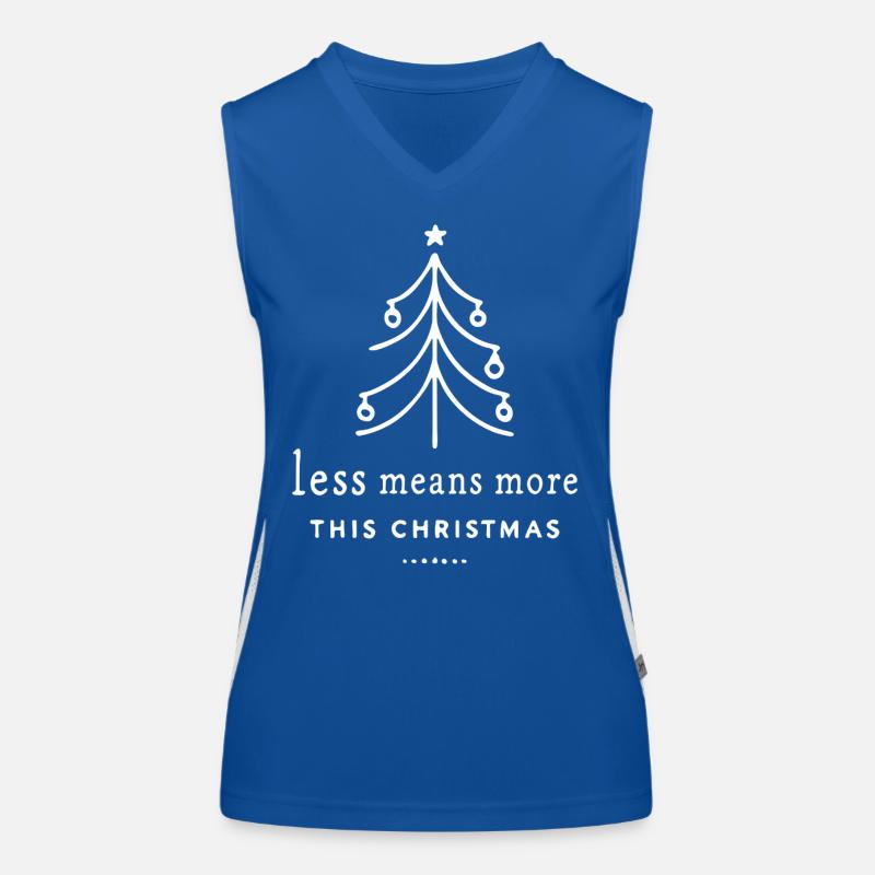 Moins, c’est plus à Noël Débardeur respirant contrasté Femme