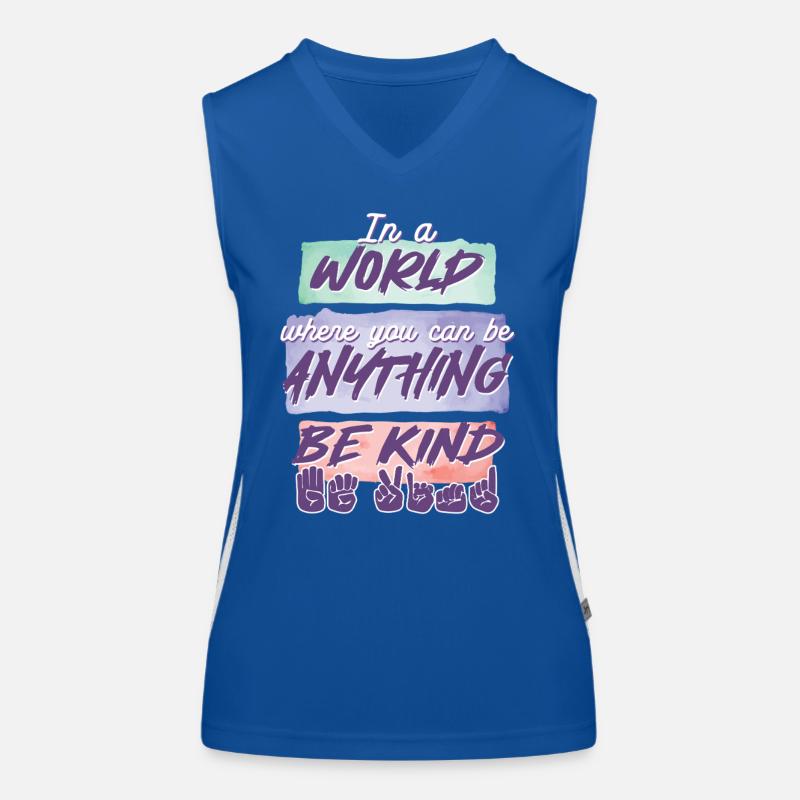 ASL Dolmetscher Gebärdensprache Funktionelles Kontrast-Tank Top für Frauen