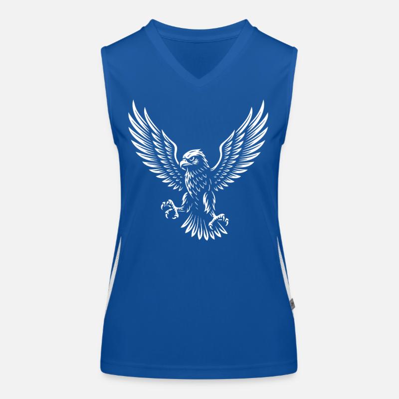 Majestic Falcon Soaring High Design Women's Functional Contrast Tank Top