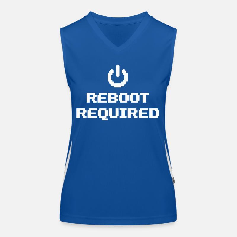 REBOOT REQUIRED Restart Required Women's Functional Contrast Tank Top