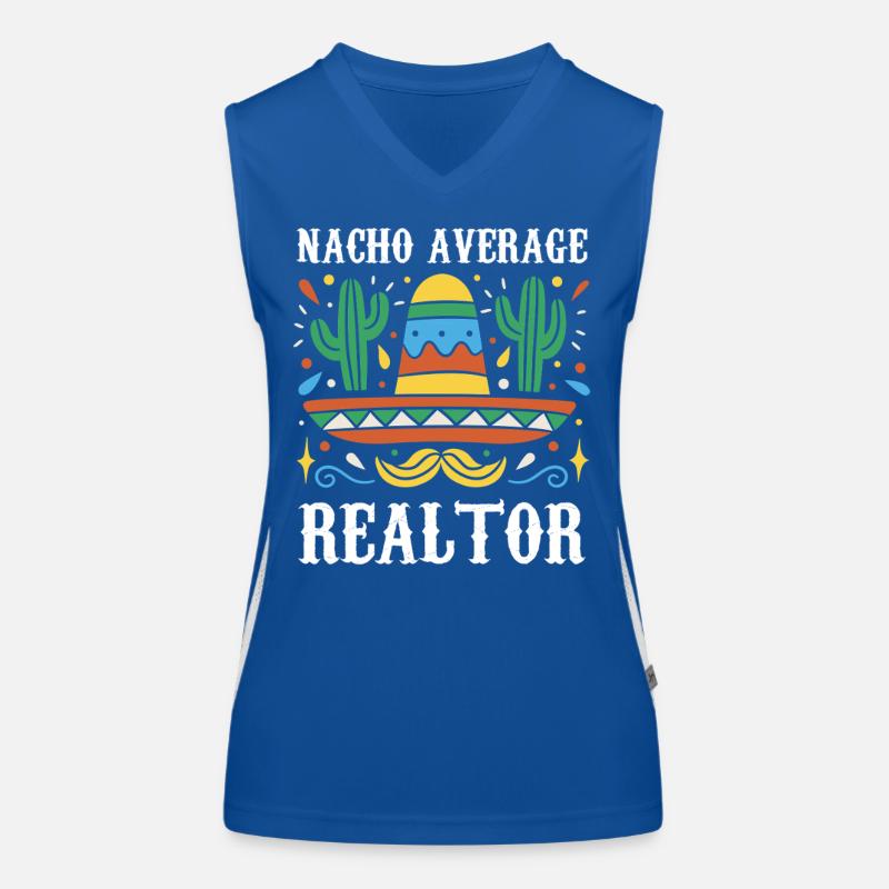 Nacho Average Realtor Women's Functional Contrast Tank Top