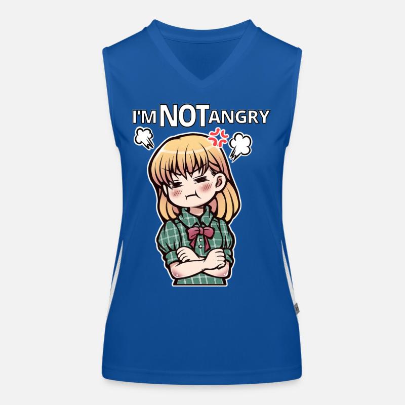 Ich bin nicht sauer! Funktionelles Kontrast-Tank Top für Frauen
