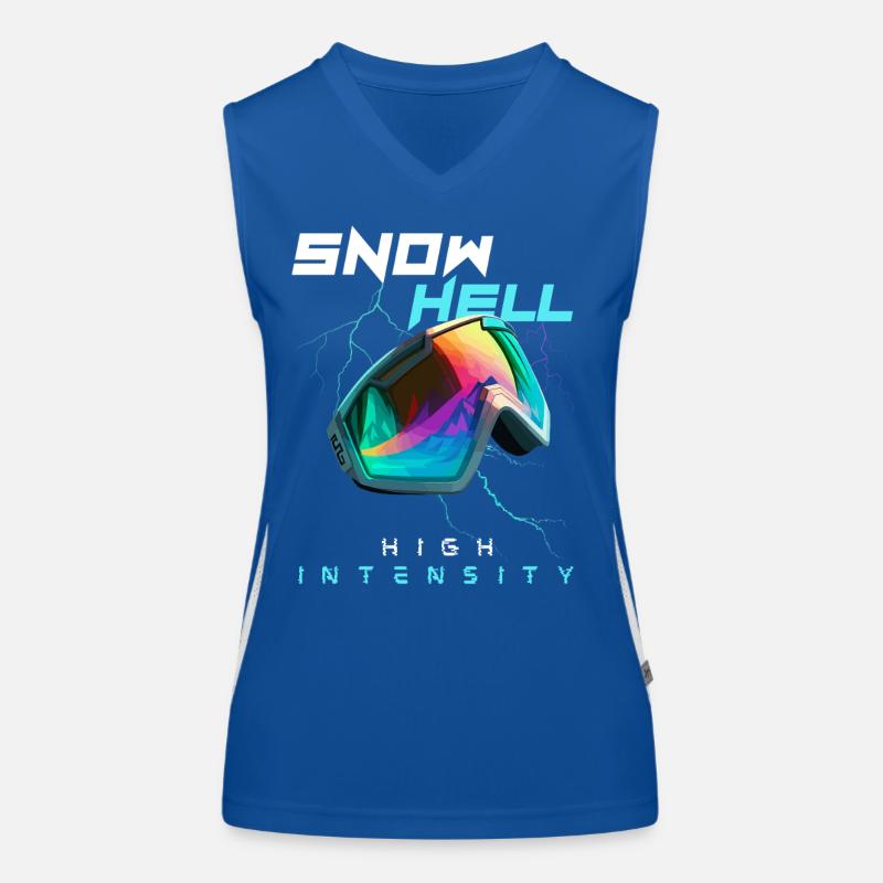 Snow Hell - High Intensity Funktionelles Kontrast-Tank Top für Frauen