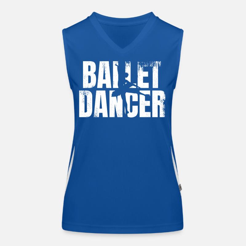 Lustige Ballett Tänzerin Funktionelles Kontrast-Tank Top für Frauen