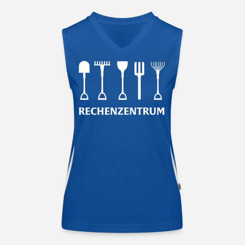 Rechenzentrum Gartenarbeit  Funktionelles Kontrast-Tank Top für Frauen