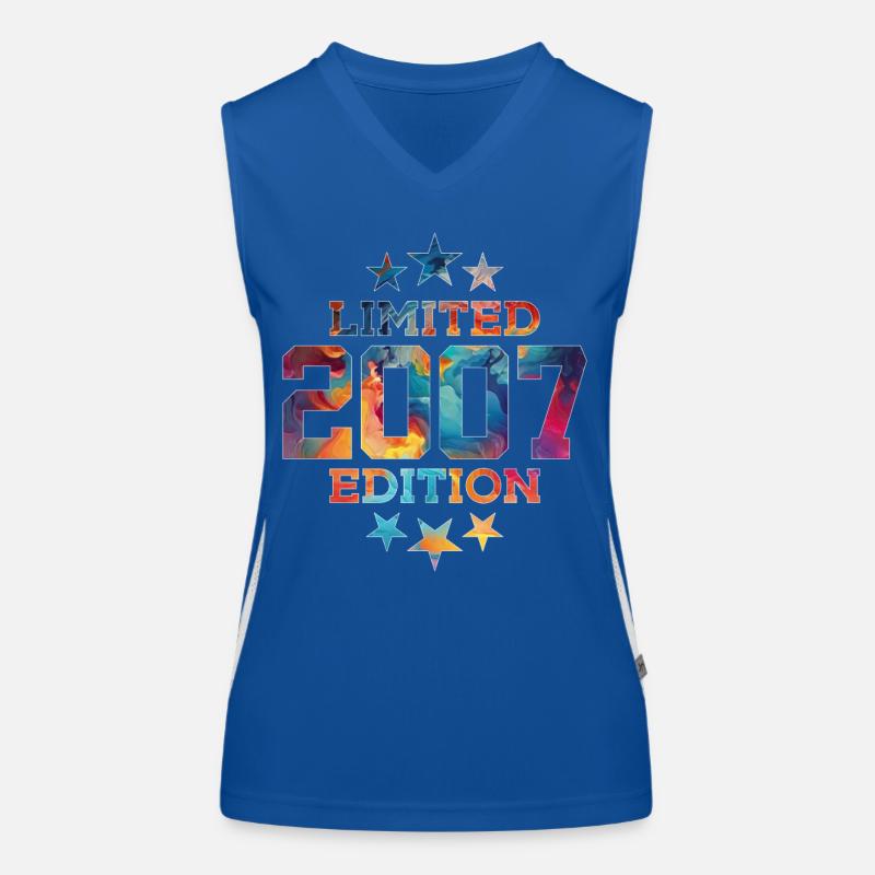LIMITED EDITION 2007 19TH BIRTHDAY Women's Functional Contrast Tank Top