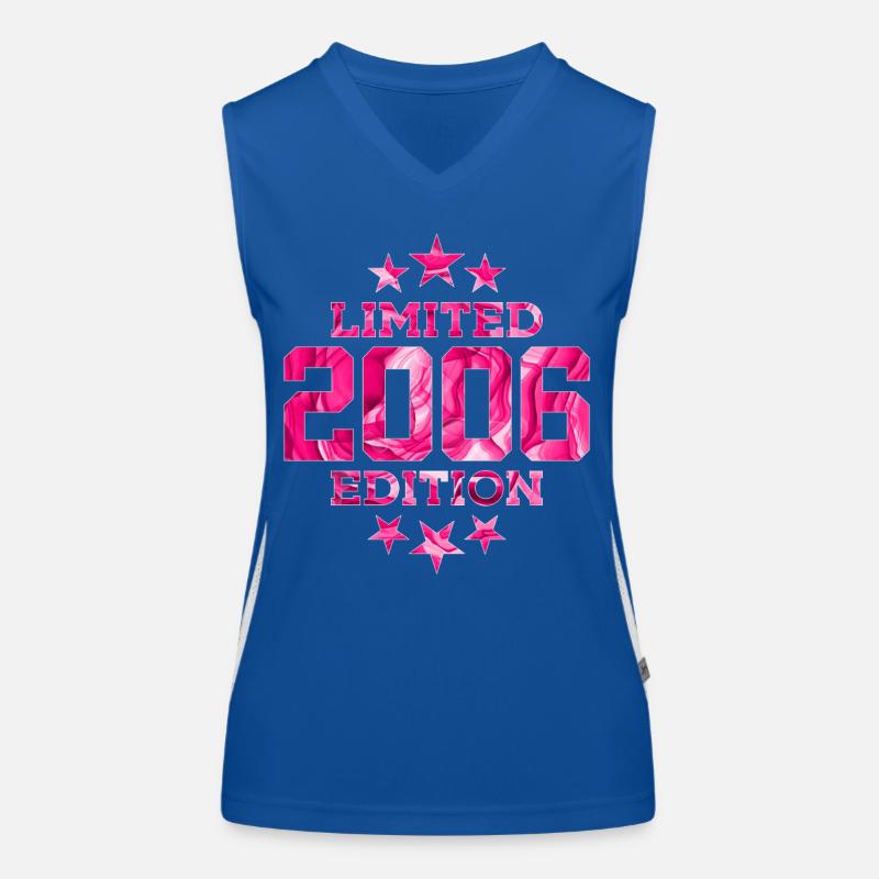 LIMITED EDITION 2006 20. GEBURTSTAG Funktionelles Kontrast-Tank Top für Frauen