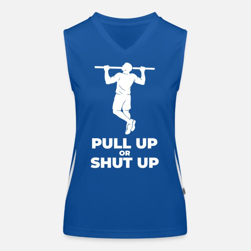 Klimmzug oder Klappe halten Calisthenics Fitness Gym Funktionelles Kontrast-Tank Top für Frauen