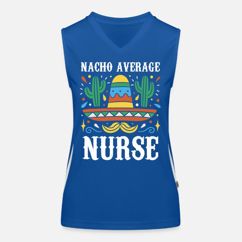 Nacho Average Nurse Funktionelles Kontrast-Tank Top für Frauen
