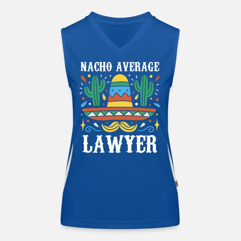 Illustration de l’avocat moyen Nacho Débardeur respirant contrasté Femme