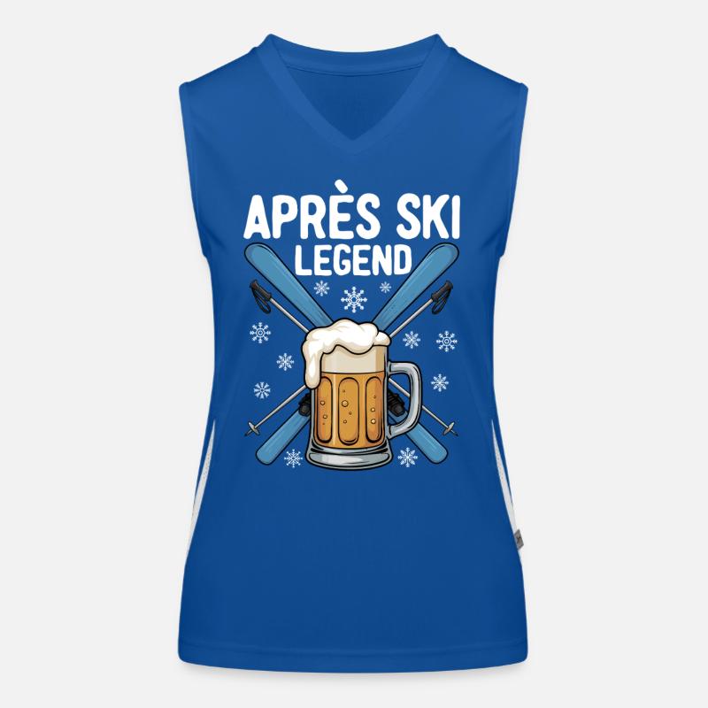 Légende de l’après-ski Débardeur respirant contrasté Femme