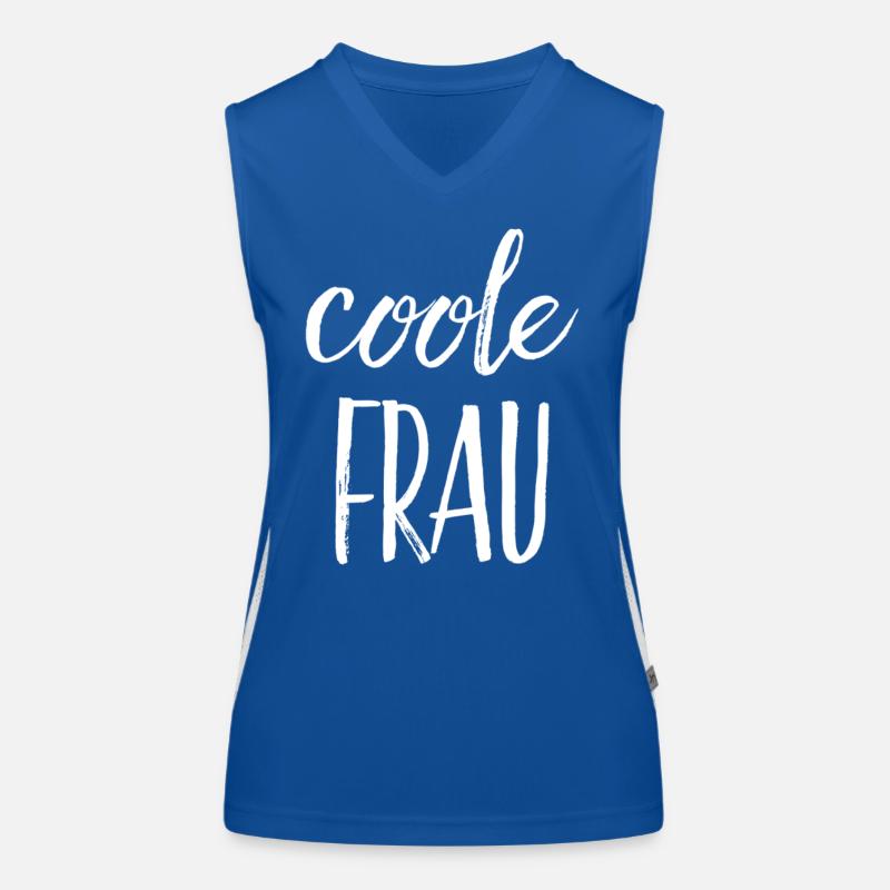 Coole Frau Funktionelles Kontrast-Tank Top für Frauen