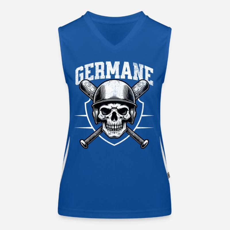 Skull Warrior Helmet Batten Germane Women's Functional Contrast Tank Top