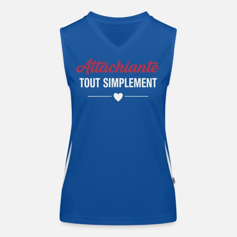 Simply endearing, feminine humour Women's Functional Contrast Tank Top