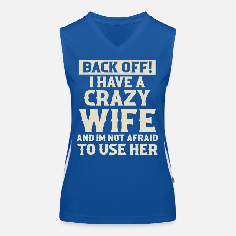 Ehefrau Ehemann Partner Funktionelles Kontrast-Tank Top für Frauen