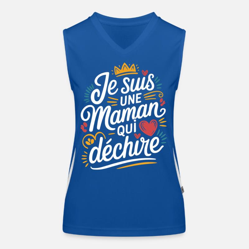 Ich bin eine Killer-Mutter Funktionelles Kontrast-Tank Top für Frauen