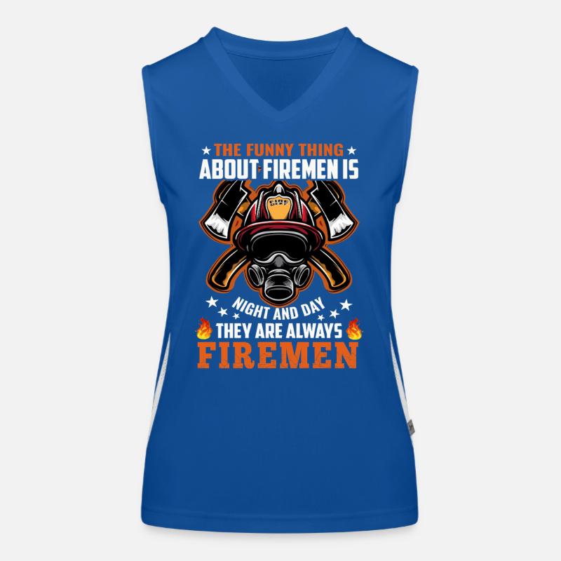 Pompier Débardeur respirant contrasté Femme