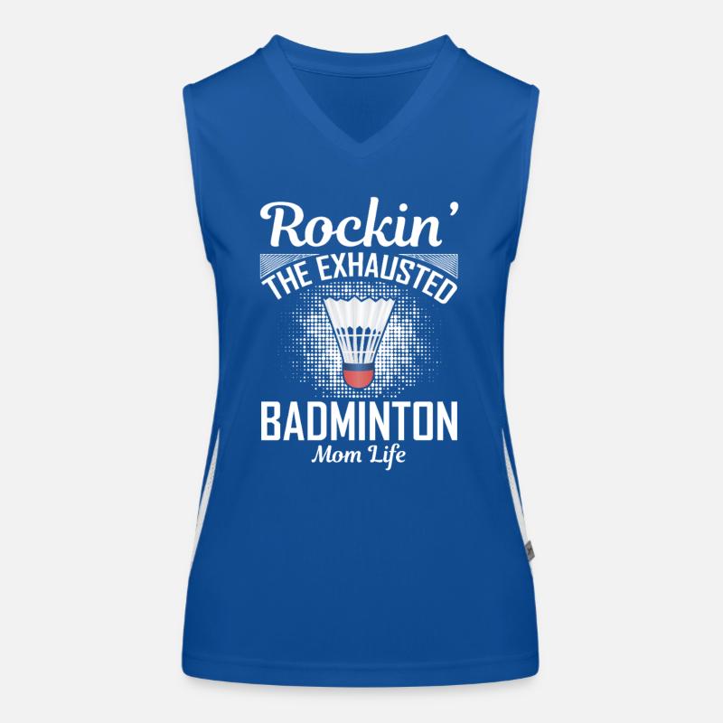 Badminton Mom Women's Functional Contrast Tank Top