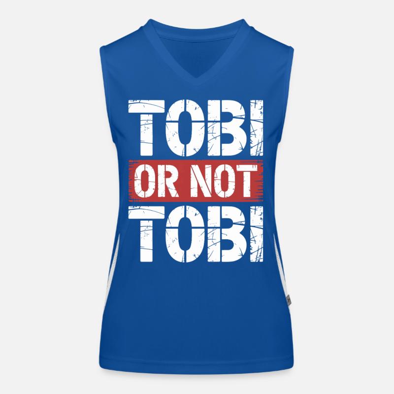 Tobi oder nicht Tobi Funktionelles Kontrast-Tank Top für Frauen