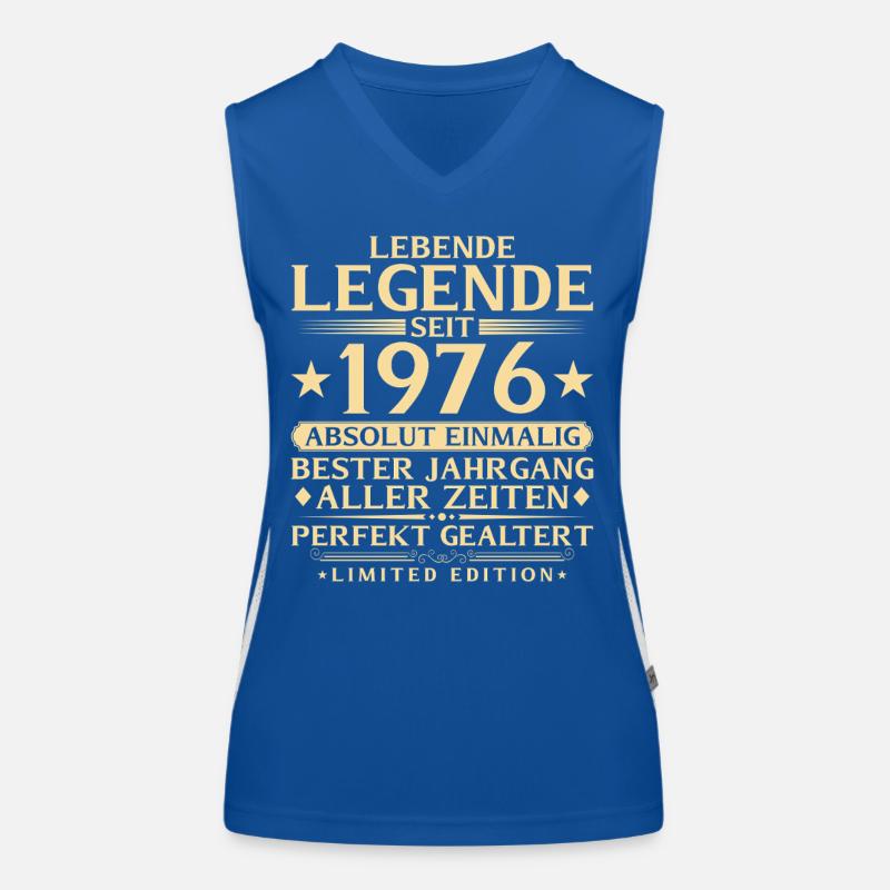 1976 Legend 50th Birthday Gift Women's Functional Contrast Tank Top
