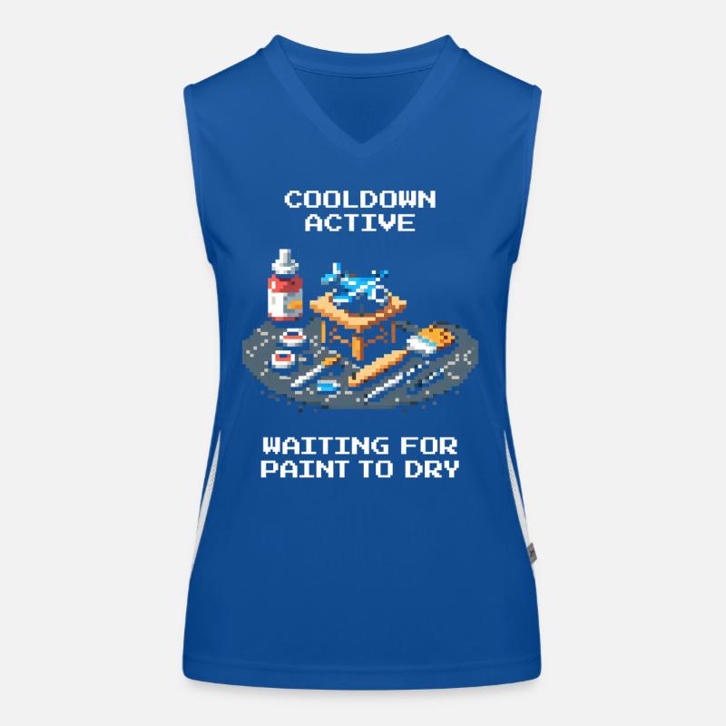 Cooldown: Paint Dries | Miniatures Women's Functional Contrast Tank Top