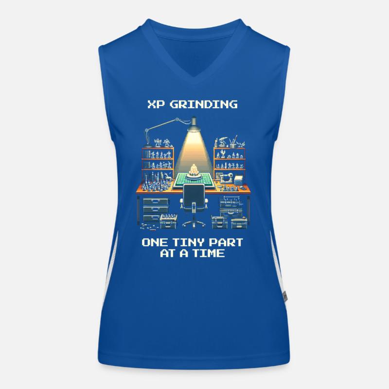 XP Grind: One Part at a Time | Model making Women's Functional Contrast Tank Top