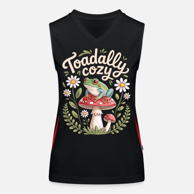 Tree Frog Humor Tree Frog Women's Functional Contrast Tank Top
