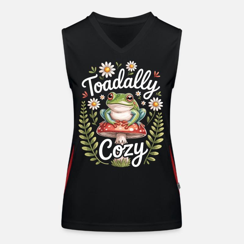 Tree Frog Humor Tree Frog Women's Functional Contrast Tank Top