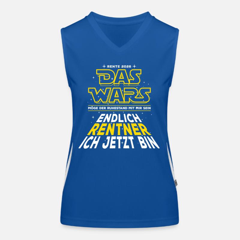 Das Wars Rente 2026 Endlich Rentner ich jetzt bin Funktionelles Kontrast-Tank Top für Frauen