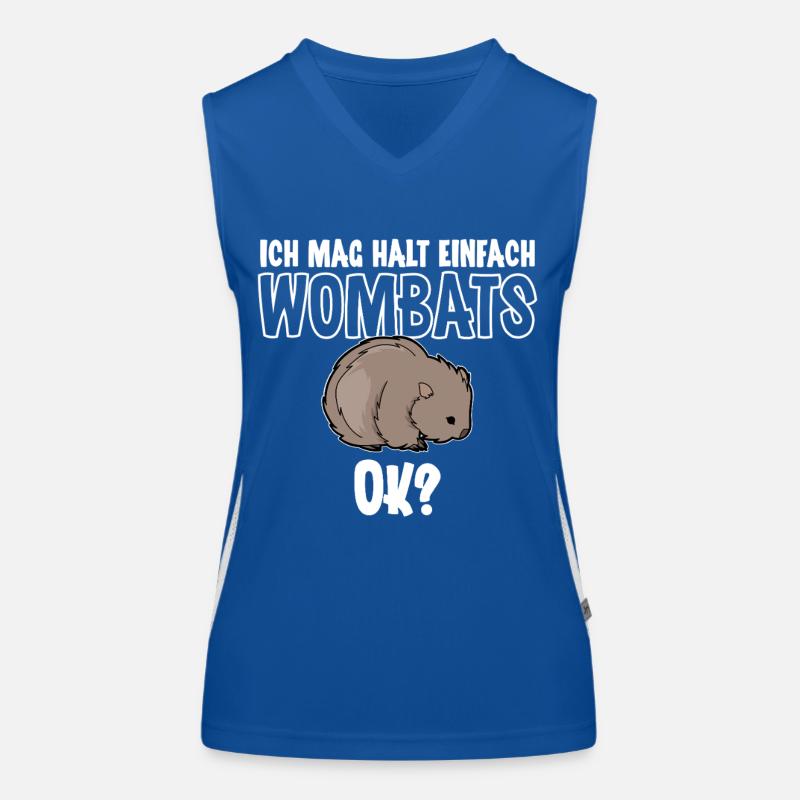 Wombat Funktionelles Kontrast-Tank Top für Frauen