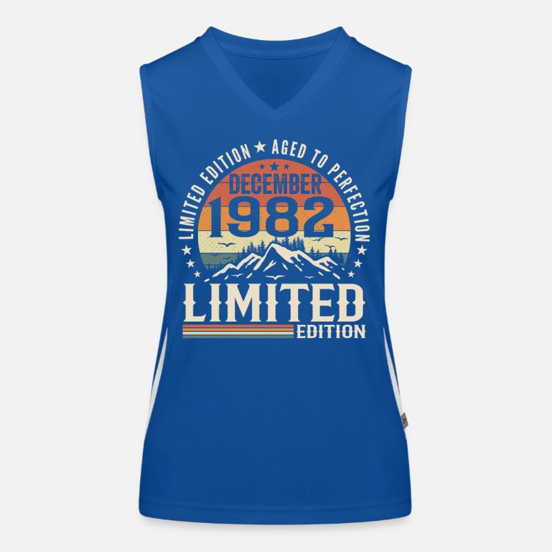 Décembre 1982 Débardeur respirant contrasté Femme