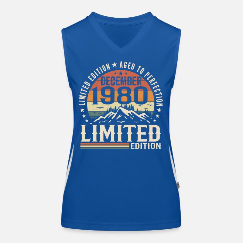 Décembre 1980 Débardeur respirant contrasté Femme