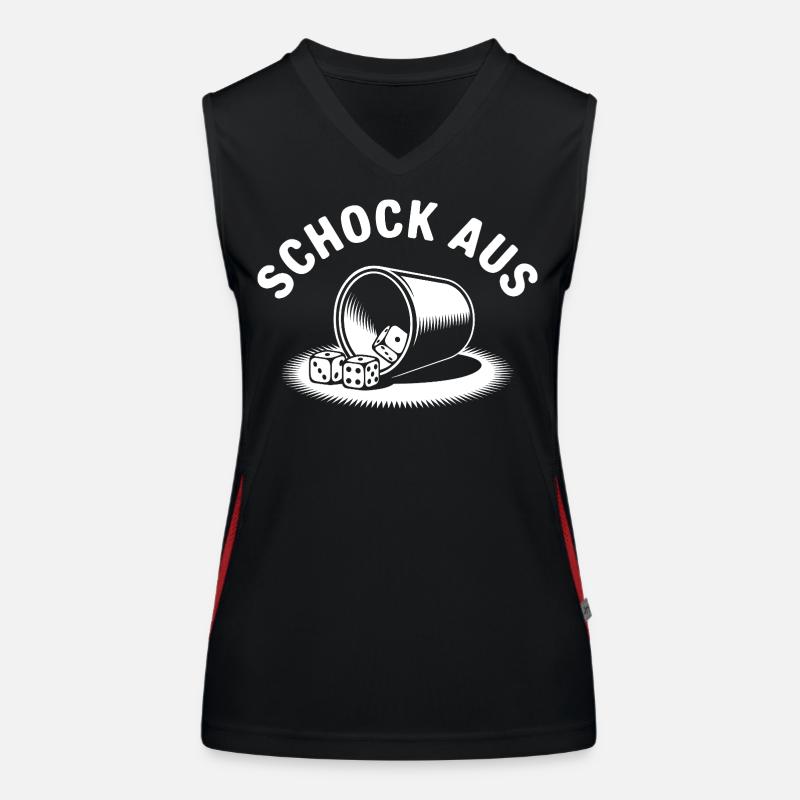 Dice Cup Dice Puzzle Jule Dice Games Women's Functional Contrast Tank Top