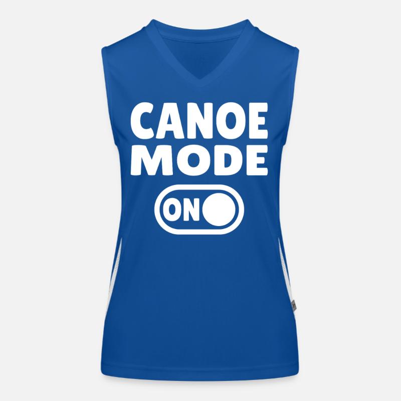 Canoe Mode ON Funktionelles Kontrast-Tank Top für Frauen